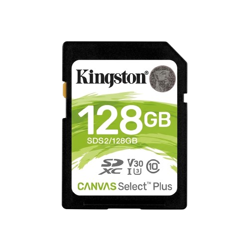 KINGSTON SDS2/128GB SDXC CARD 128GB CANVAS S+