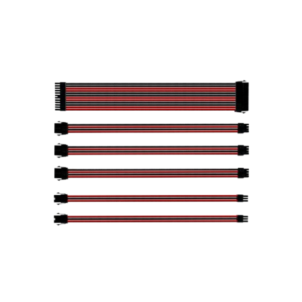 COOLER MASTER EXTENSION CABLE SET BLACK RED