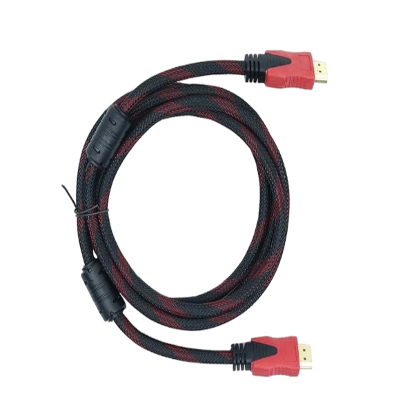HDMI CABLE RED MESH 5M