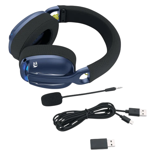 REDRAGON SKULD PRO BLACK+BLUE HEADSET photo 3
