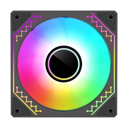 COOLMAN CM-03 SINGLE ARGB FAN BLACK photo 3