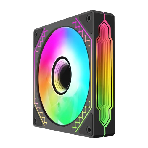 COOLMAN CM-03 SINGLE ARGB FAN BLACK photo 2