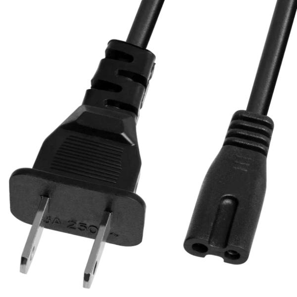 POWER CABLE 2 PRONG FOR PRINTER